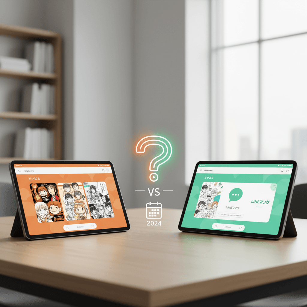 ピッコマ vs LINEマンガ:どっちがいい?違いを徹底比較【2024年最新版】
